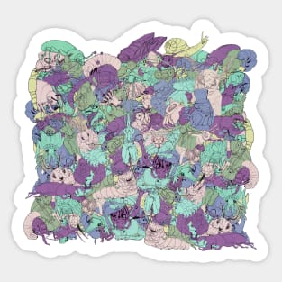 Crawlies party Sticker